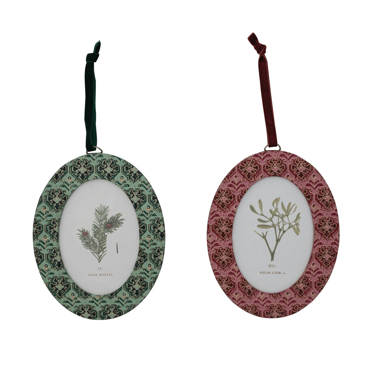 Oval Picture Frame Ornament