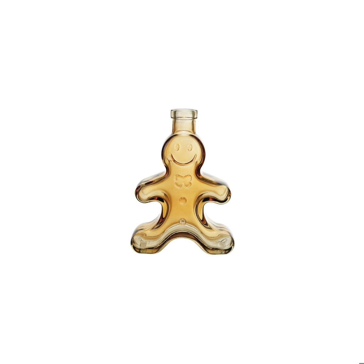 Glass Gingerbread Vase