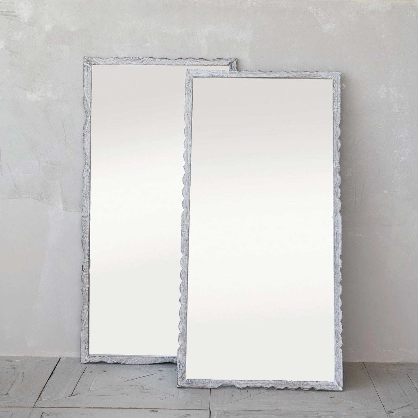 Reclaimed Carved Wall Mirror