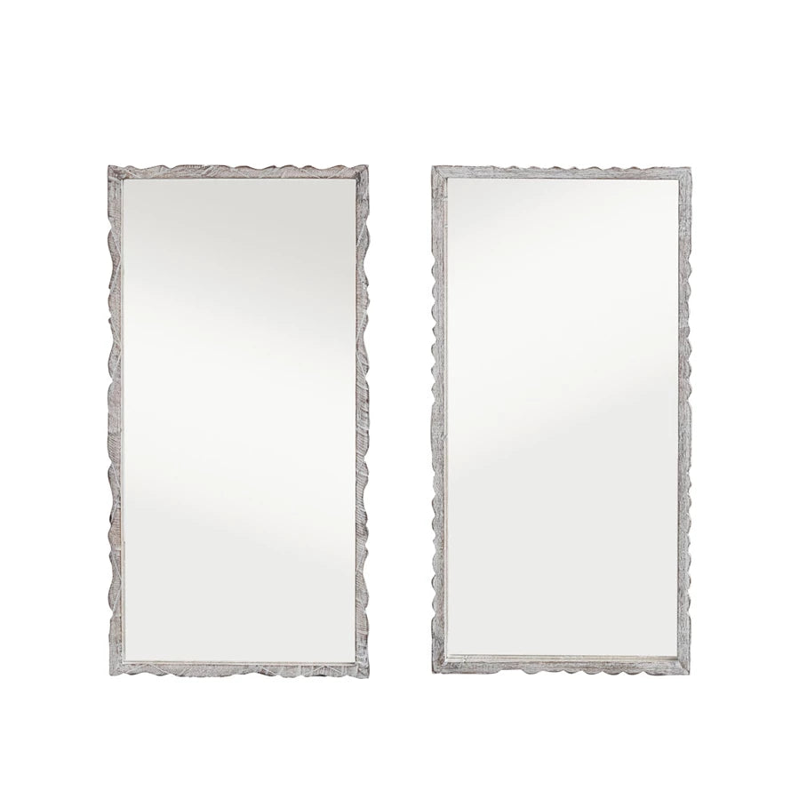 Reclaimed Carved Wall Mirror