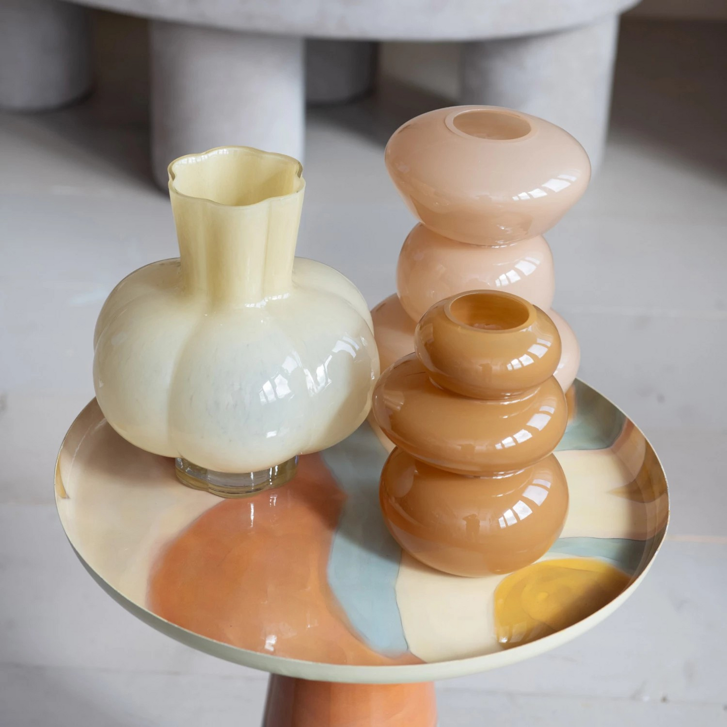 Glass Organic Vase