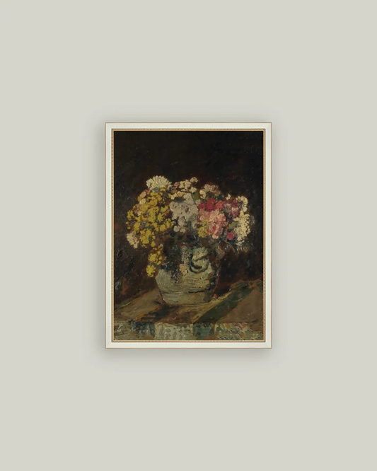 Moody Floral Framed Print