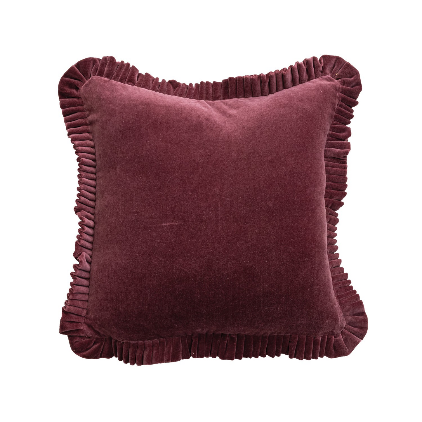 Ruffle Velvet Pillow