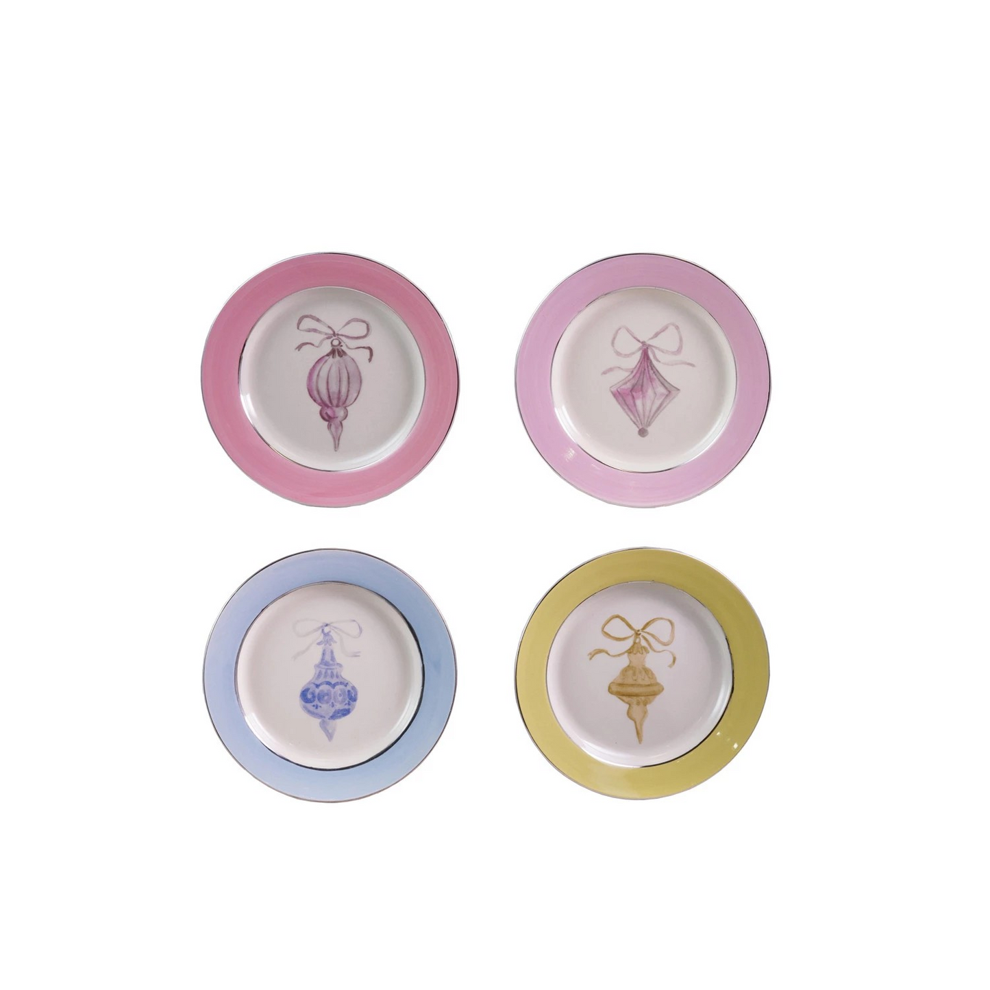 Pastel Ornament Plates