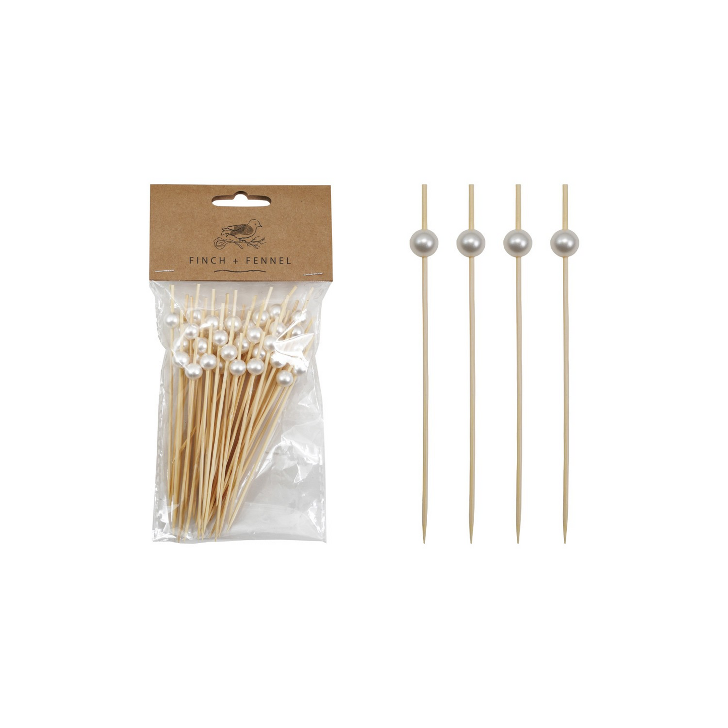 50 Count Pearl Food Picks