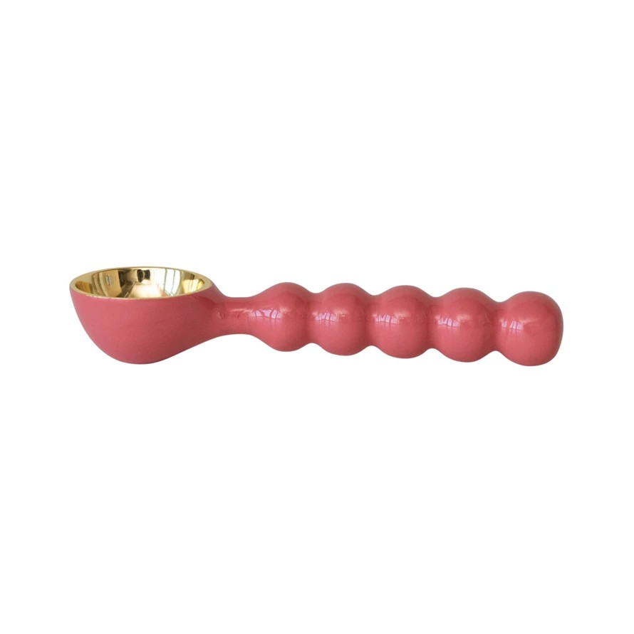 Pink Enamel Ice Cream Scoop