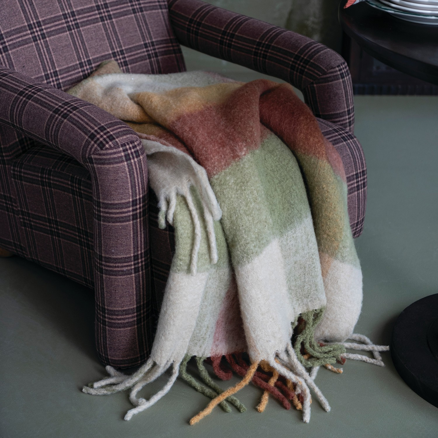 Fall Plaid Blanket