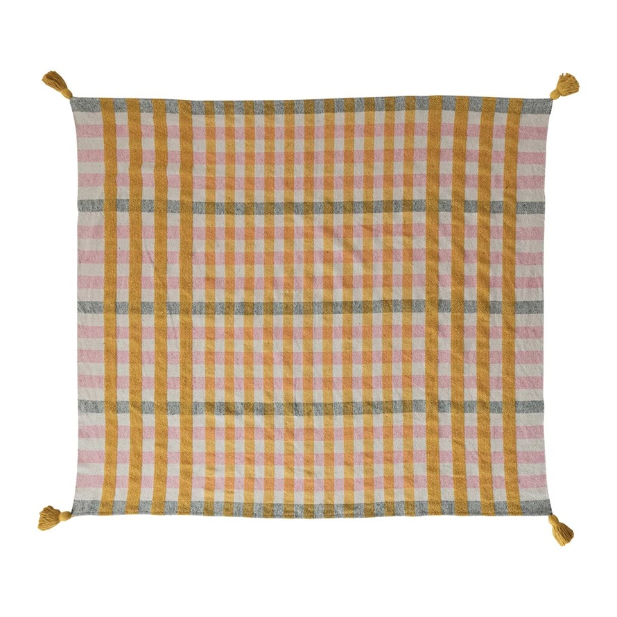 Plaid Throw Blanket