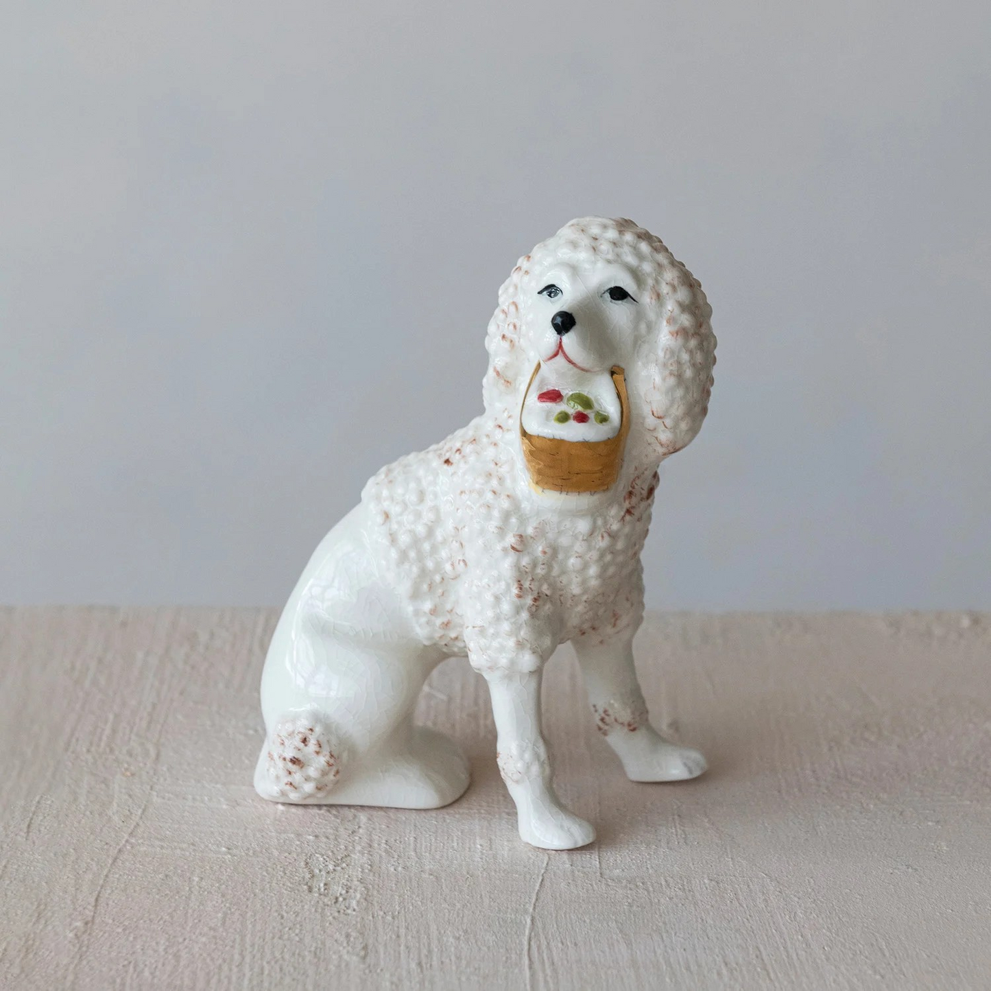 Poodle Carrying Basket