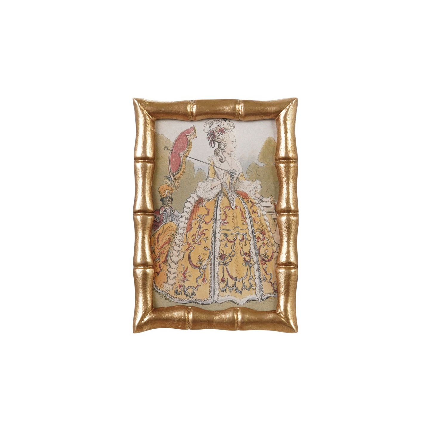 Gold Bamboo Style Photo Frame