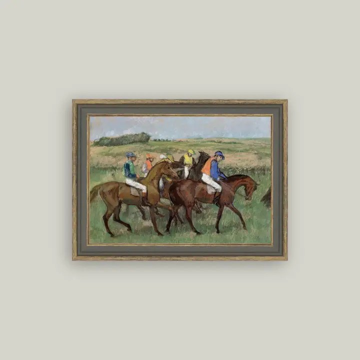 Framed "The Races"