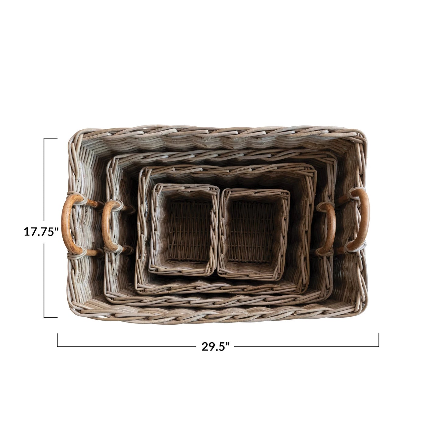 Hand-woven Rattan Trunks