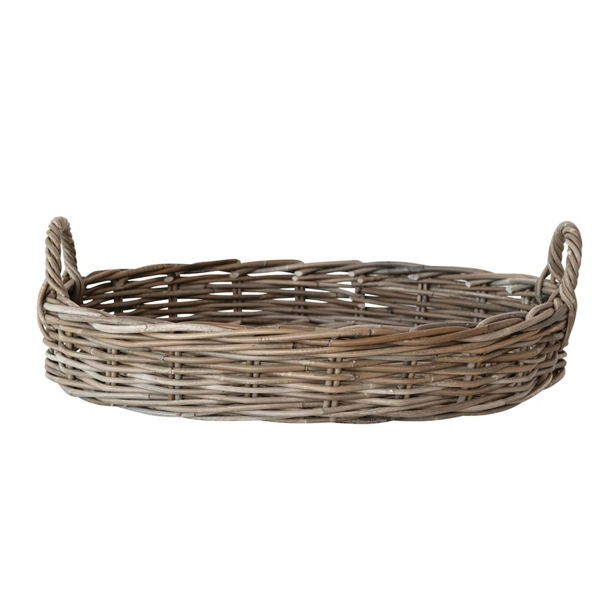 Rattan Oval Tray