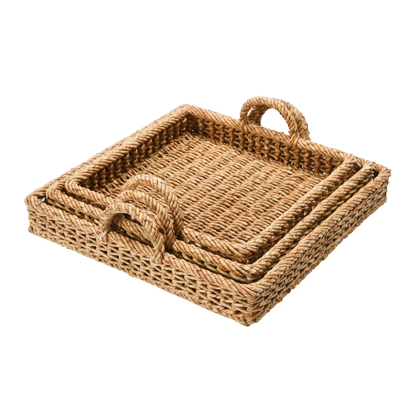 Square Hand-woven Trays