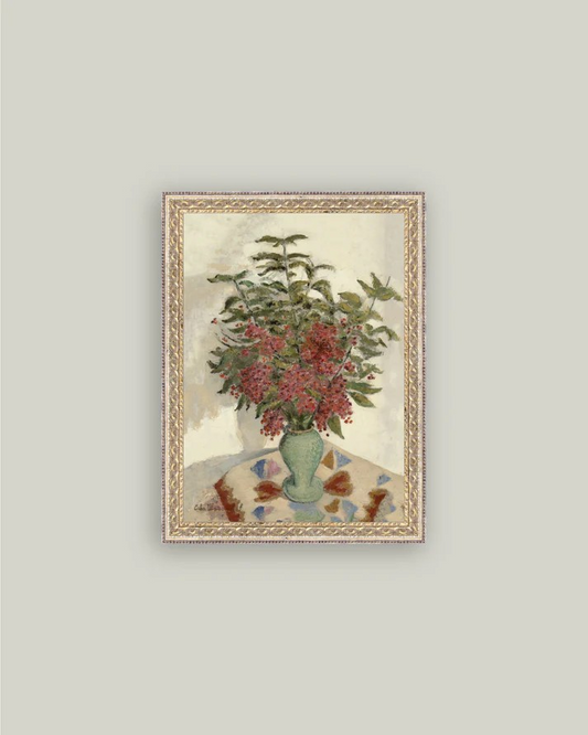 Red Hydrangeas Framed Print