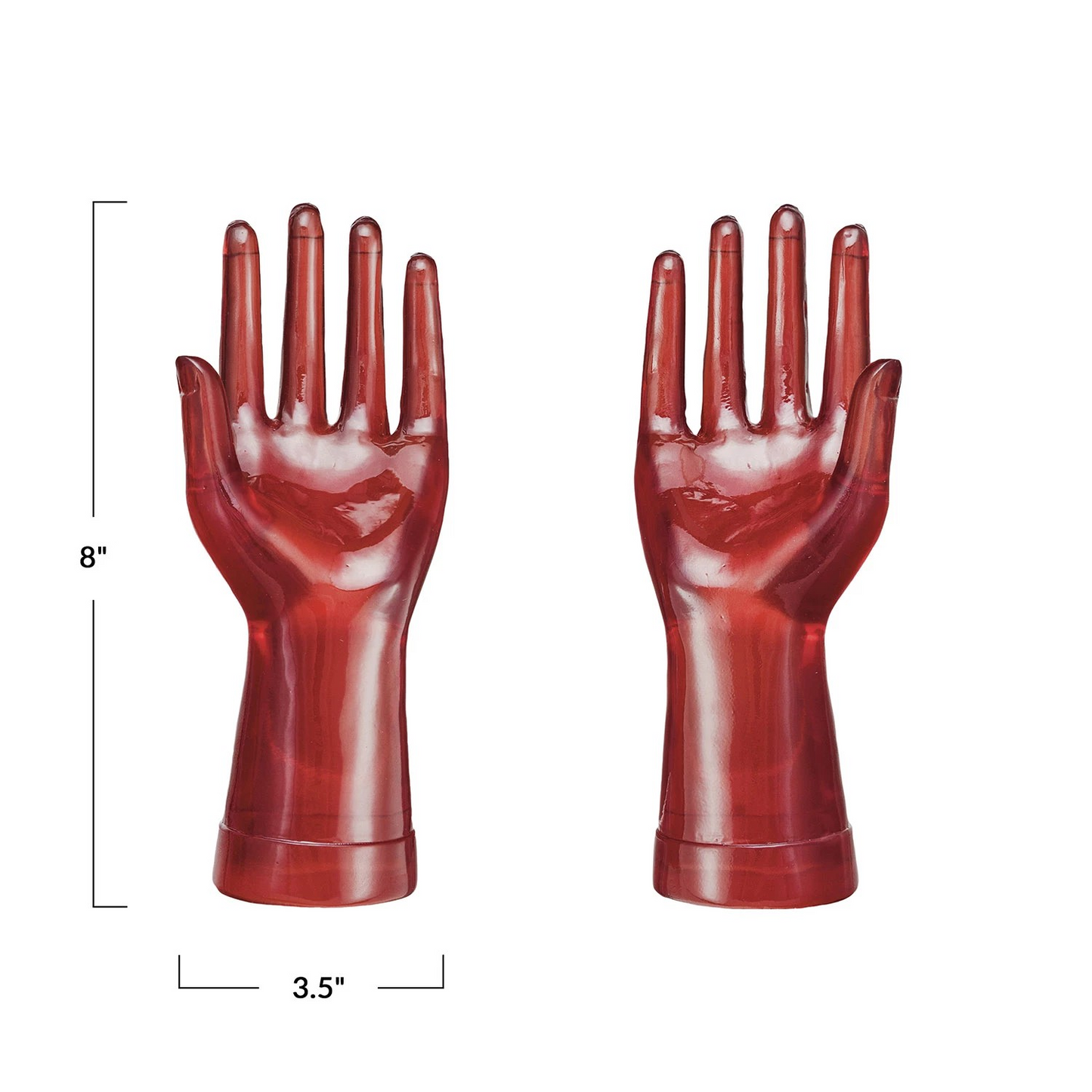 Orange Resin Hand