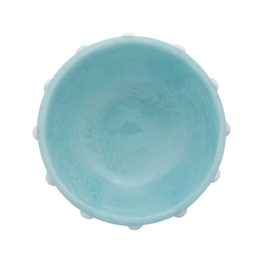 Marbled Resin Hobnail Bowl