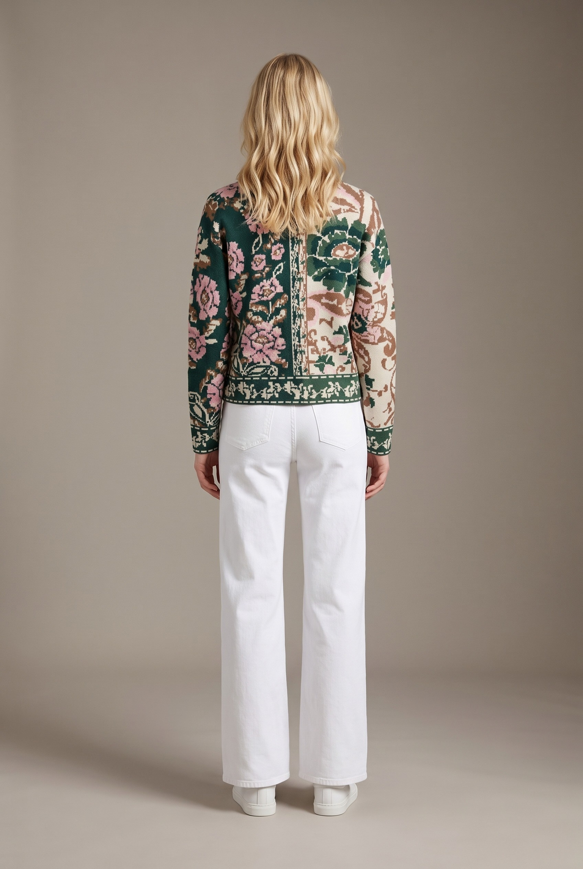 Forest Mixed Floral Cardigan