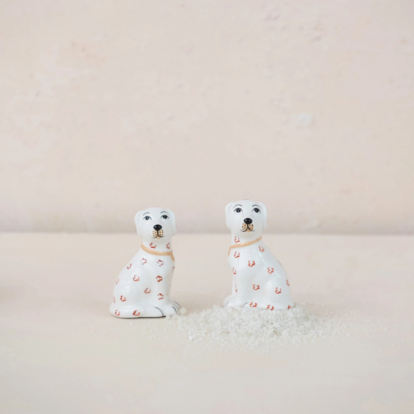 Ceramic Dog Salt and Pepper Shakers