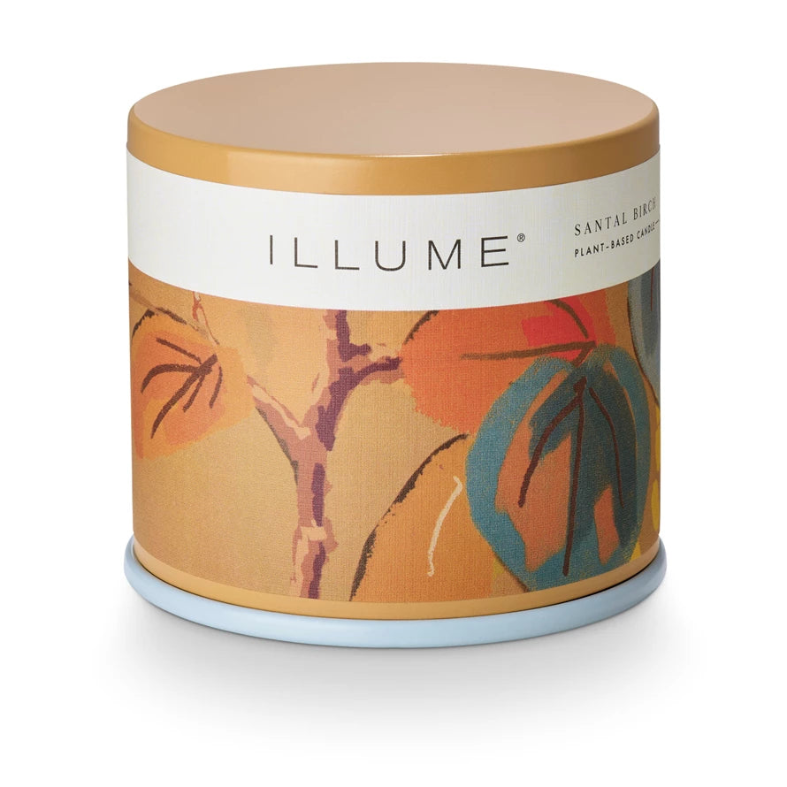 Santal Birch Tin Candle