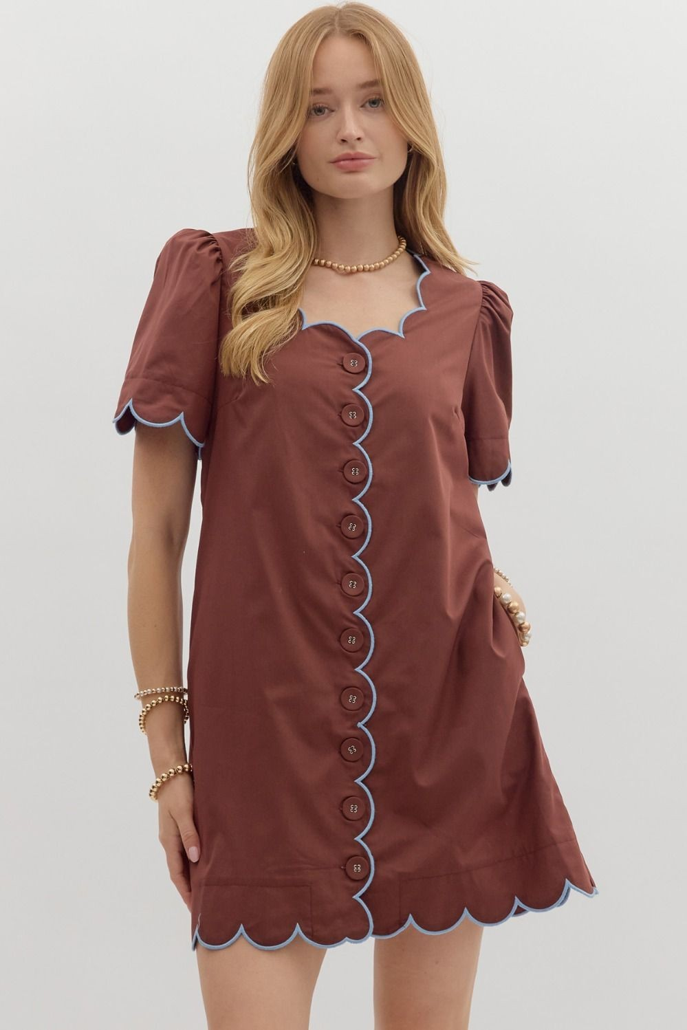 Scallop Dress