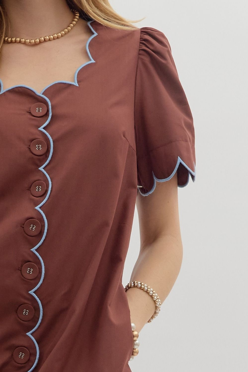 Scallop Dress