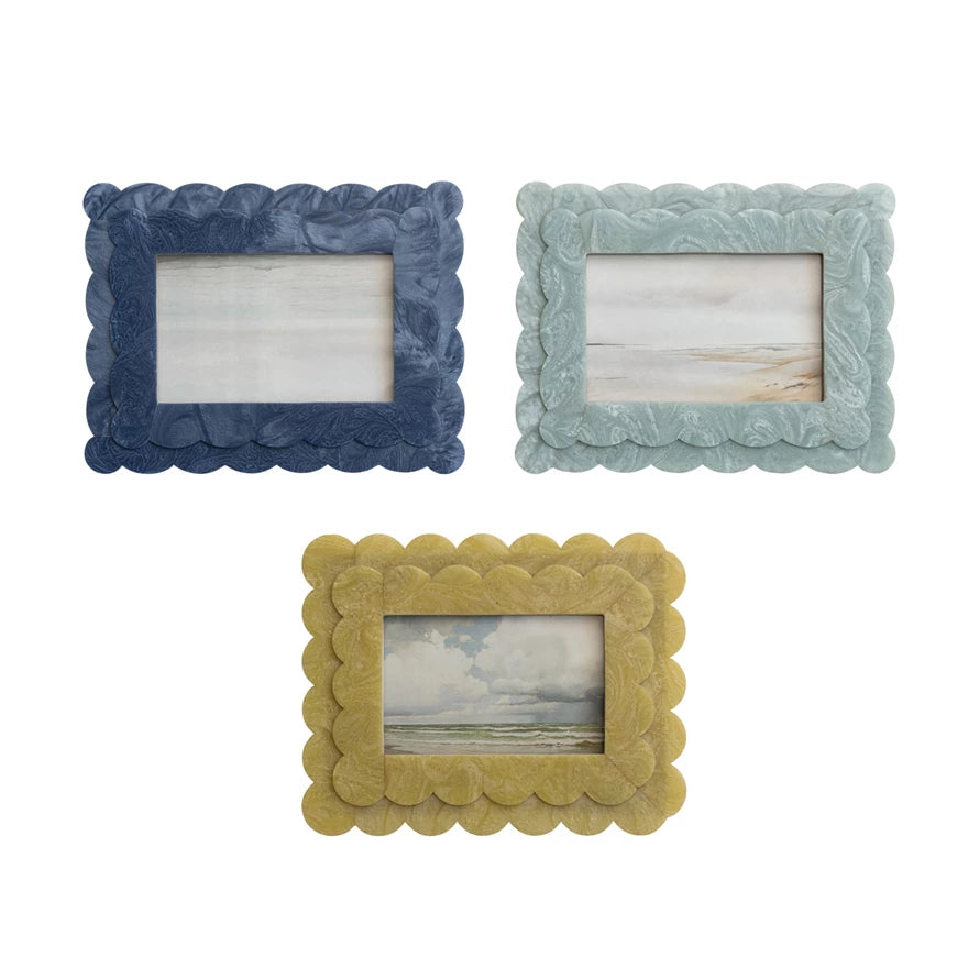 Double Layer Scalloped Frame