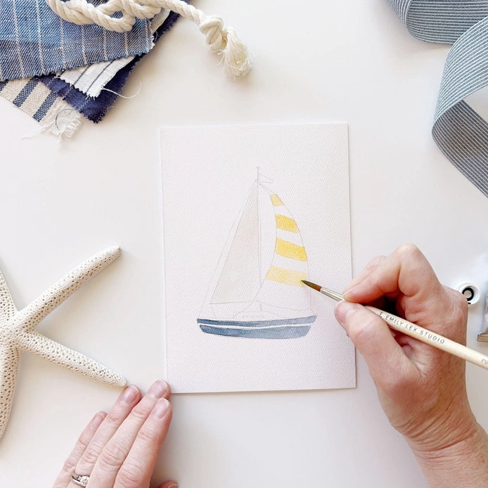 Paintable Seaside Notecards