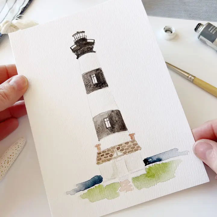 Paintable Seaside Notecards