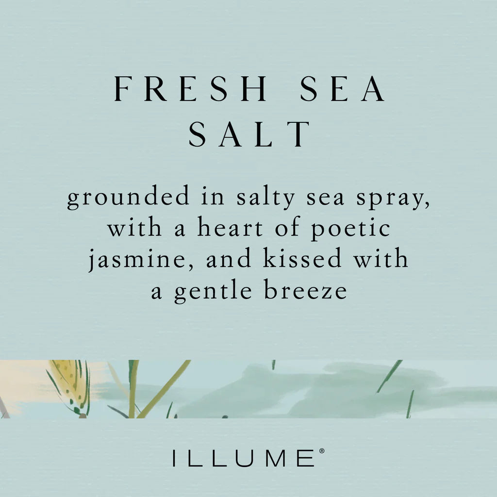 Statement Glass Fresh Sea Salt Candle
