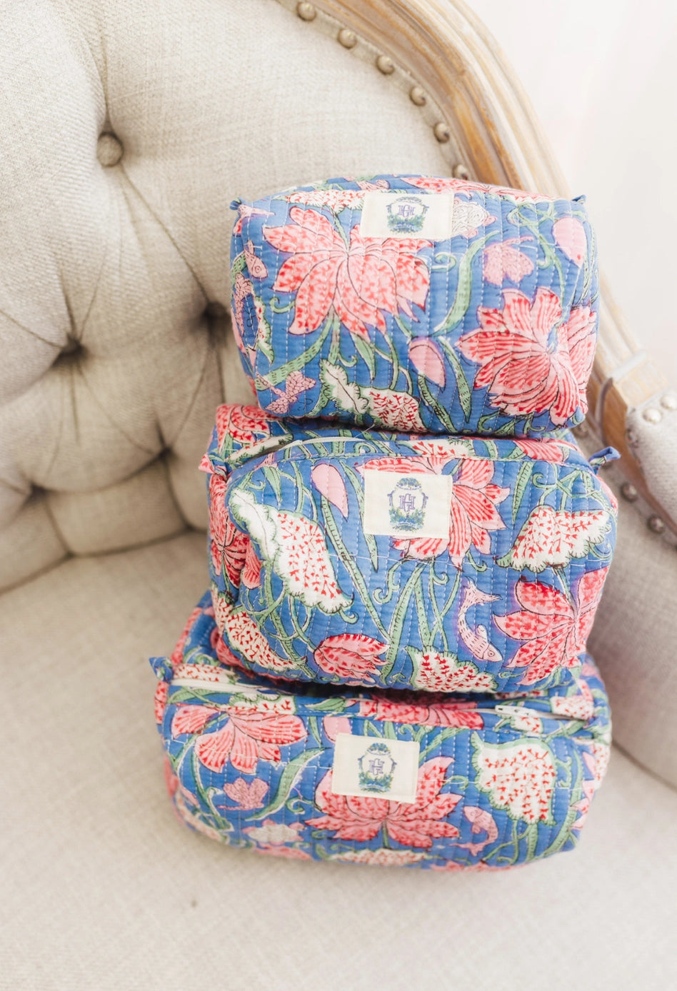 Seascape Cosmetic Bag