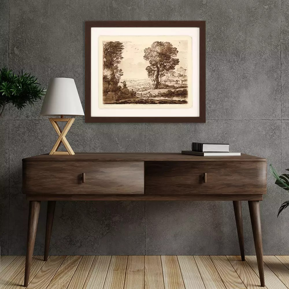 Sephia Pastoral Landscape IV