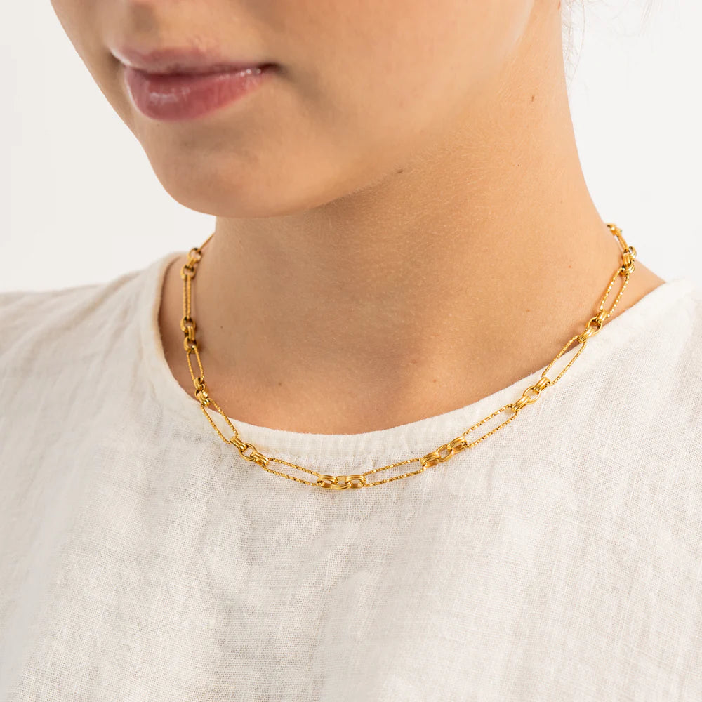 Modern Paperclip Necklace