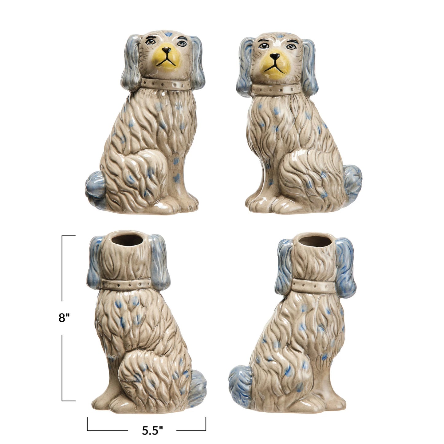 Blue Staffordshire Planter
