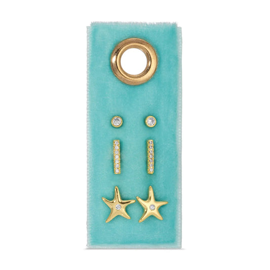 Starfish on Velvet - Set of 3