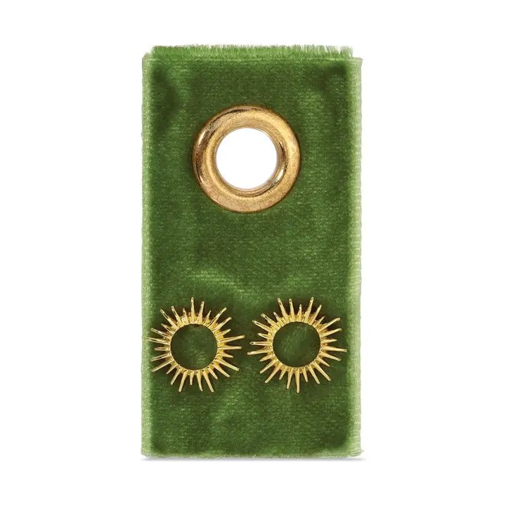 Sun Studs on Velvet