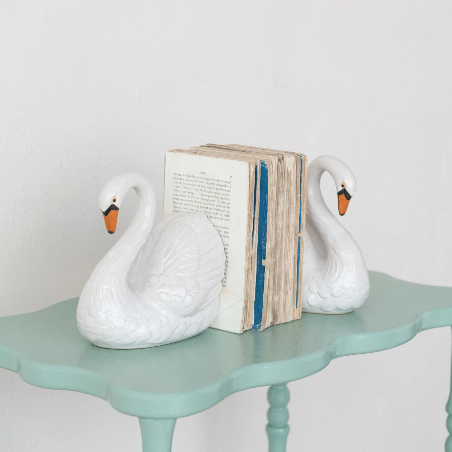 Swan Bookends