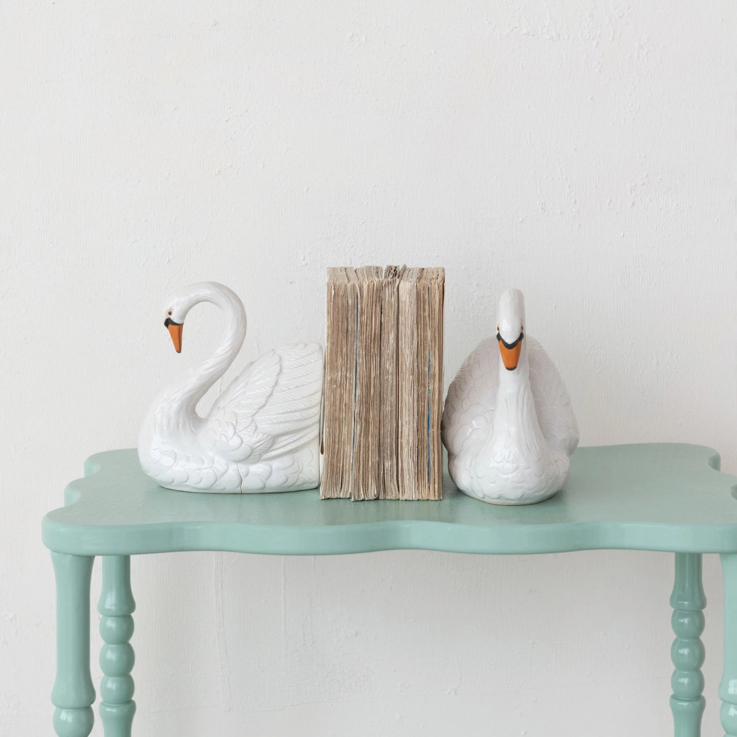 Swan Bookends