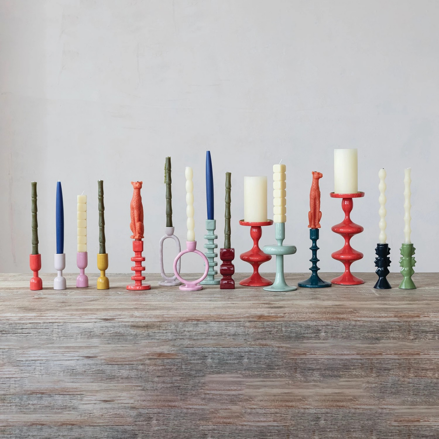 Enameled Taper Holder