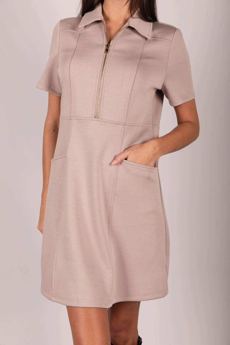 Ames Quarter Zip Dress