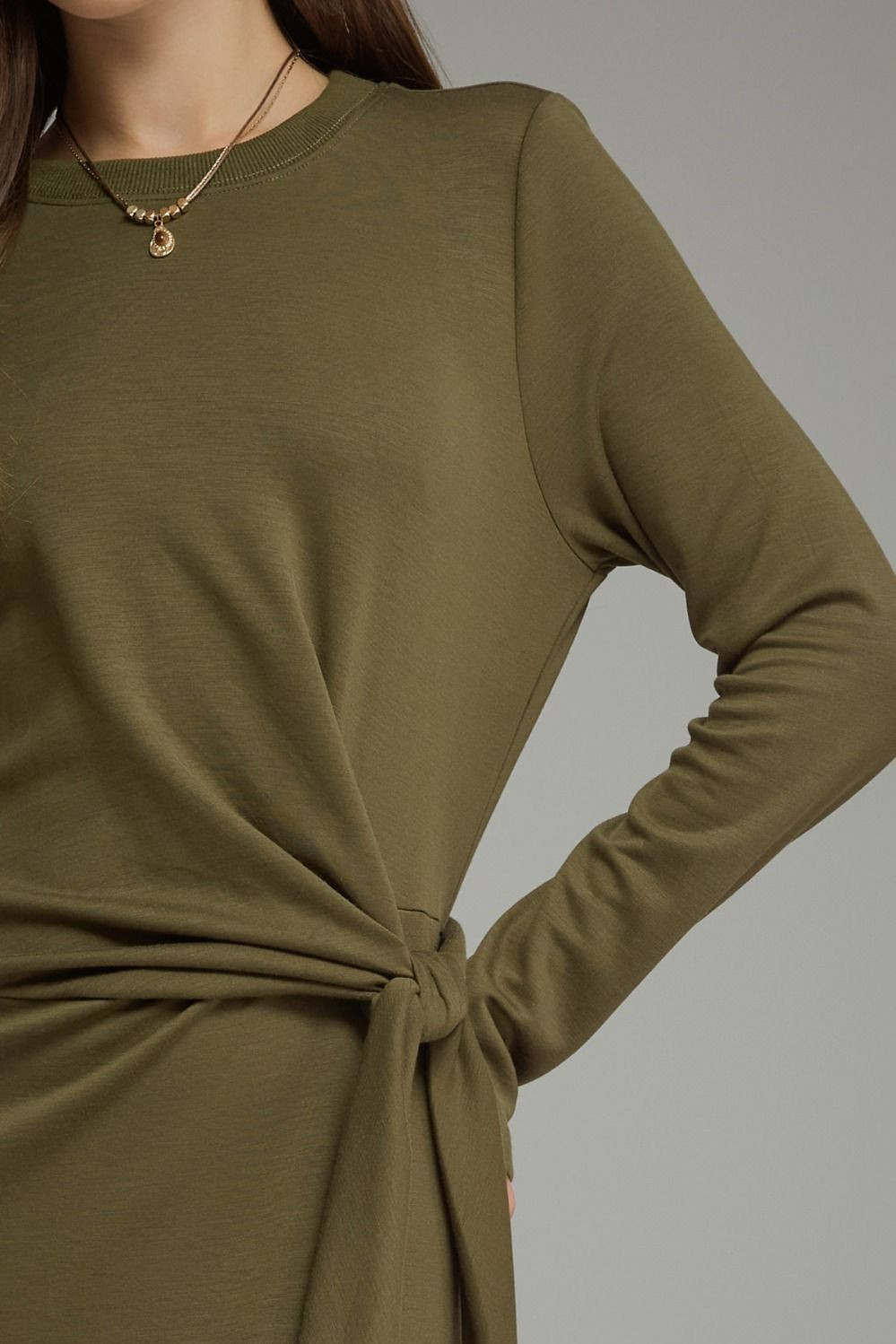 Olive Hour Midi Dress