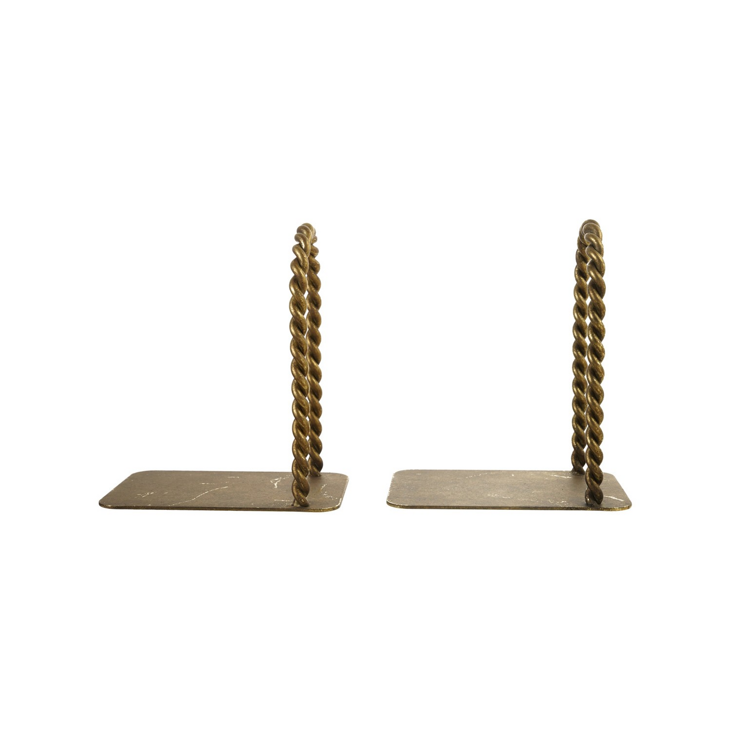 Twist Metal Book Ends