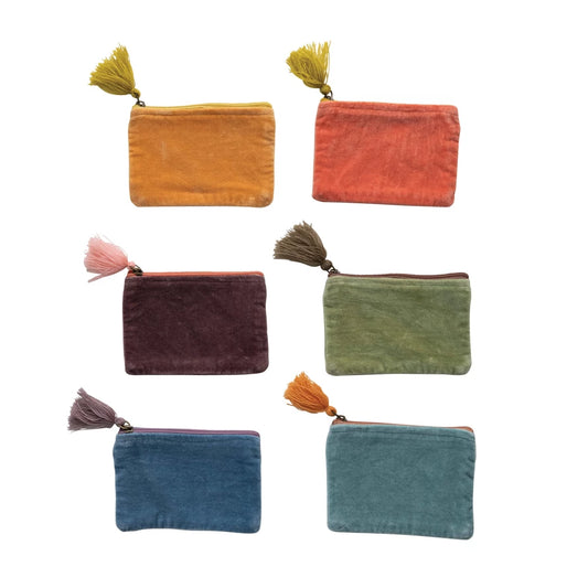 Cotton Velvet Pouch - MINI