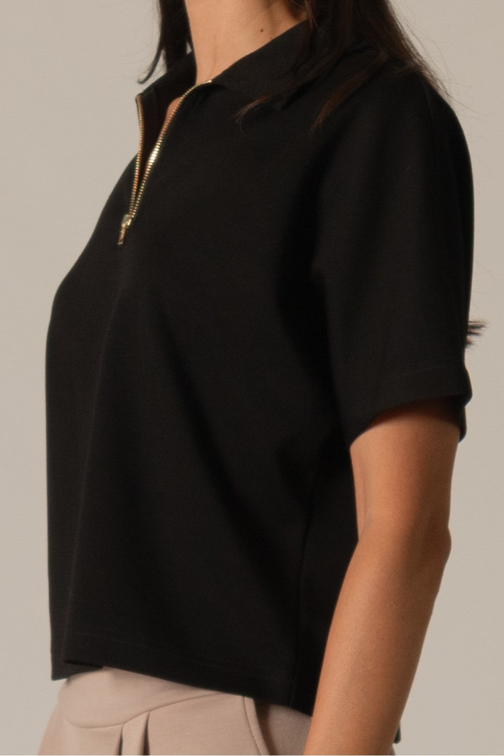 Butter Modal Quarter Zip Top