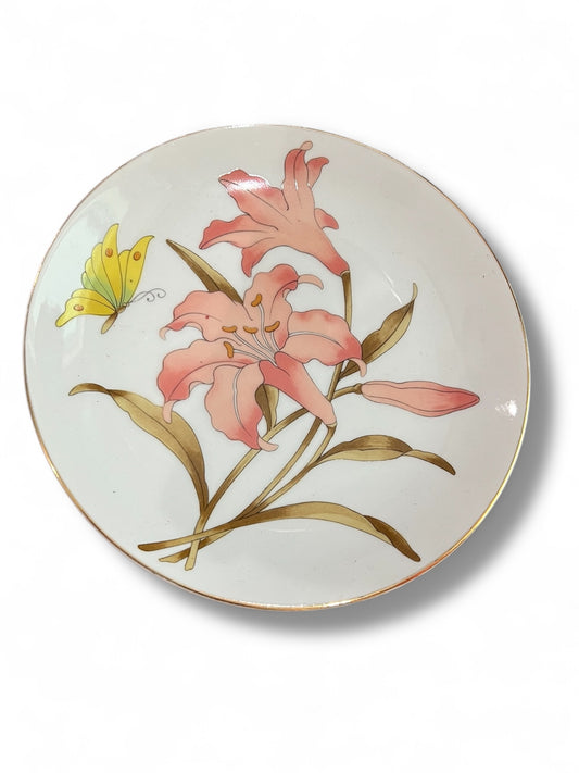 Decorative Ceramic Floral Plate
