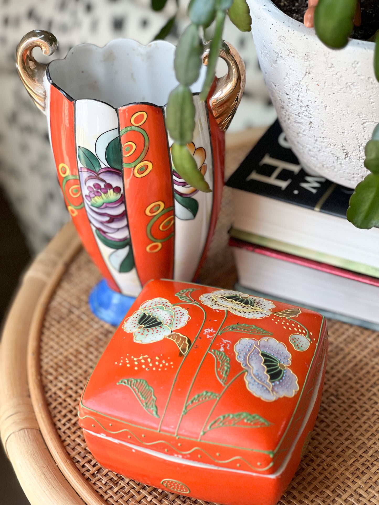 Gold Castle Vintage Chikusa Japanese Vase