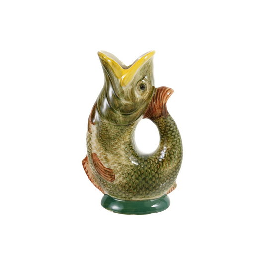 28 oz Hand-Painted Fish Pitcher