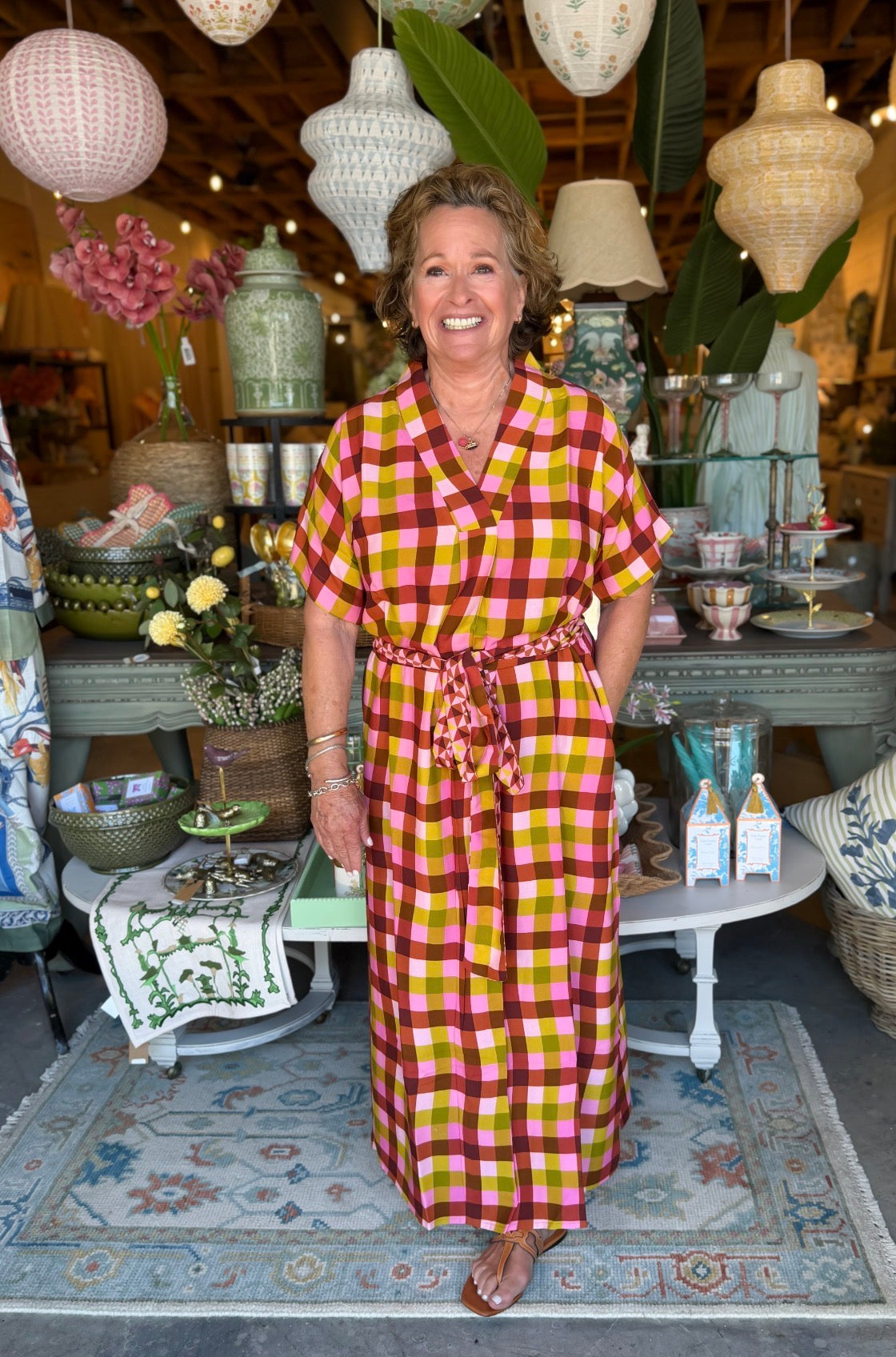 Augusta Madras Dress