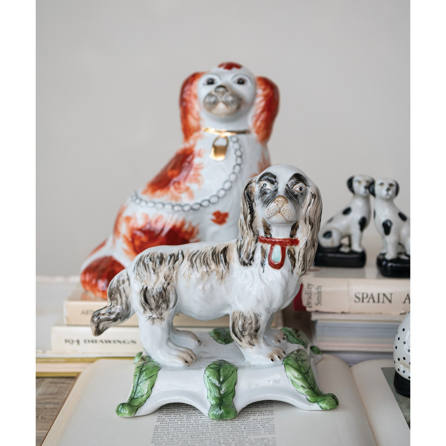 Hand-Painted Standing Staffordshire