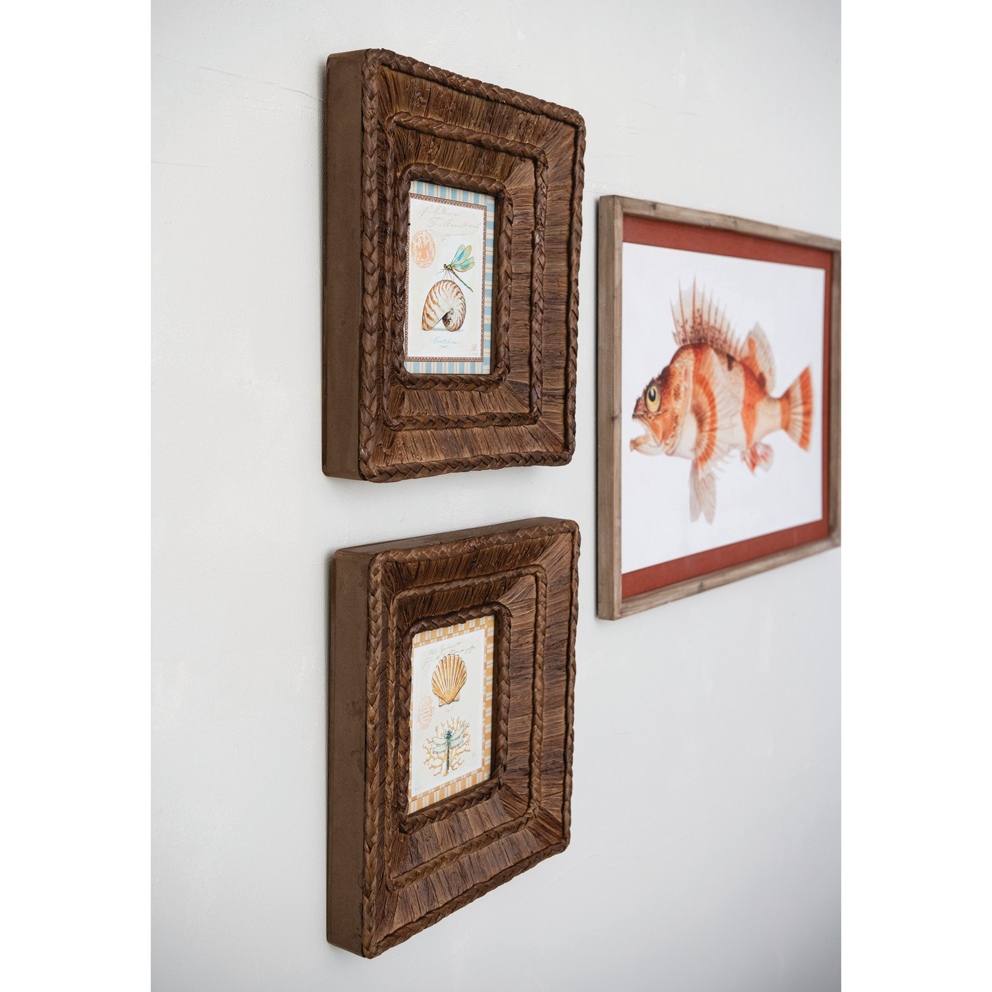 Woven Framed Water Hyacinth